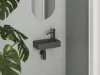 Veda Wall 40 kézmosó jobb antracit