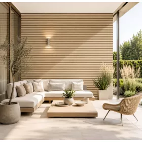 WPC falpanel 177x13x2900mm - Teak